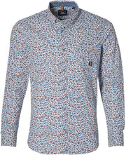 Lerros Overhemd - Modern Fit - Blauw - 5XL Grote Maten