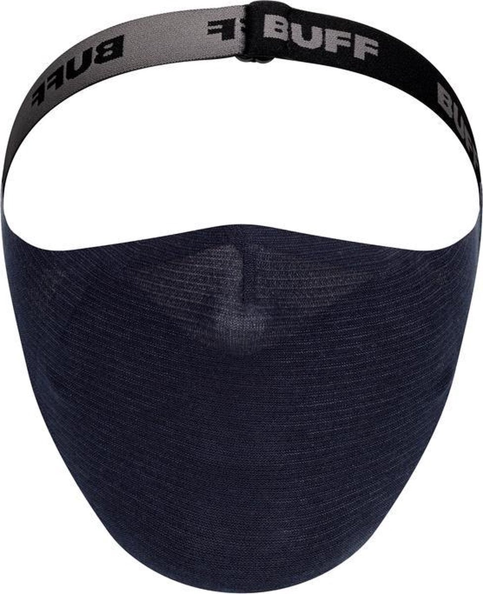 Buff® Mondkapje met filter - blauw (navy)