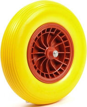 Sr massief wiel 400x8 16x4 met kunststof velg ( kruiwagen )