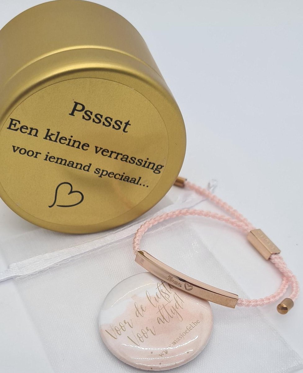 geschenkdoosje mama rosé-goud.  kerst
