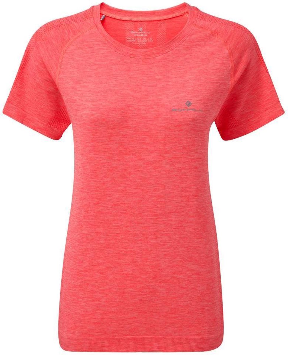 Ron Hill Infinity Marathon Shirt Hardloopshirt Dames Roze