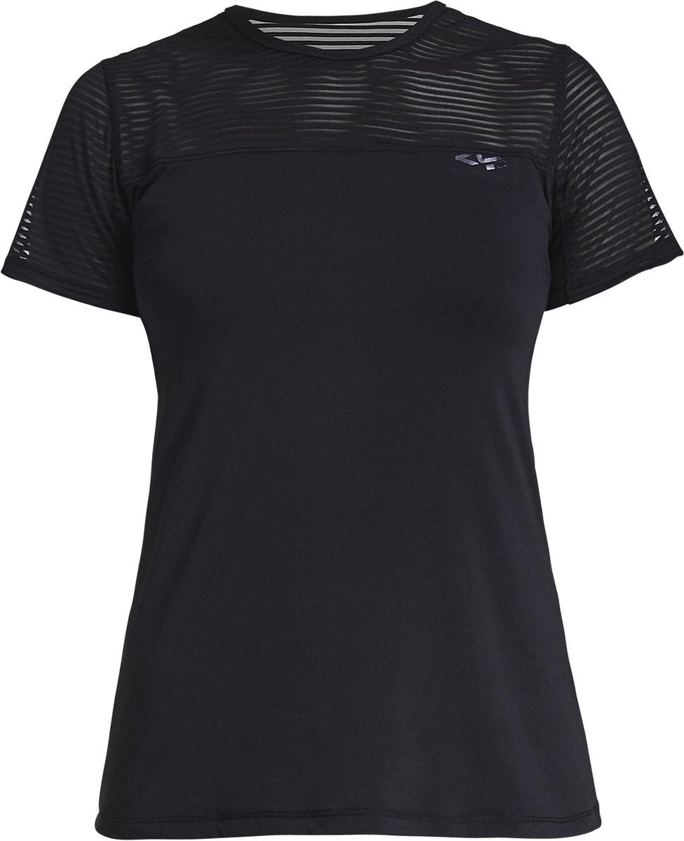 Rohnisch Miko Tee Dames Sportshirt - Black - Maat S