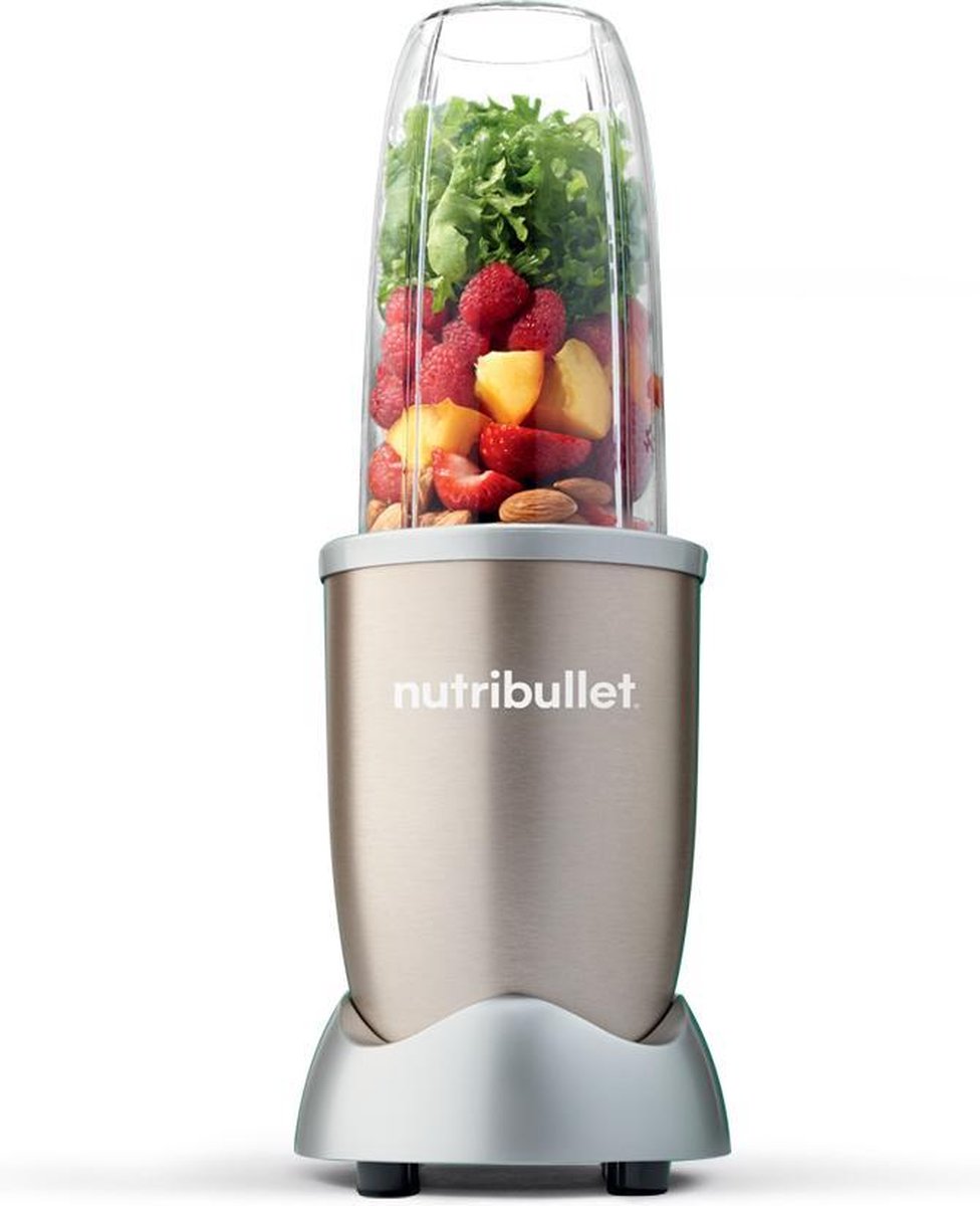 NutriBullet Pro - 5-delig - 900 Watt - Blender - Champagne