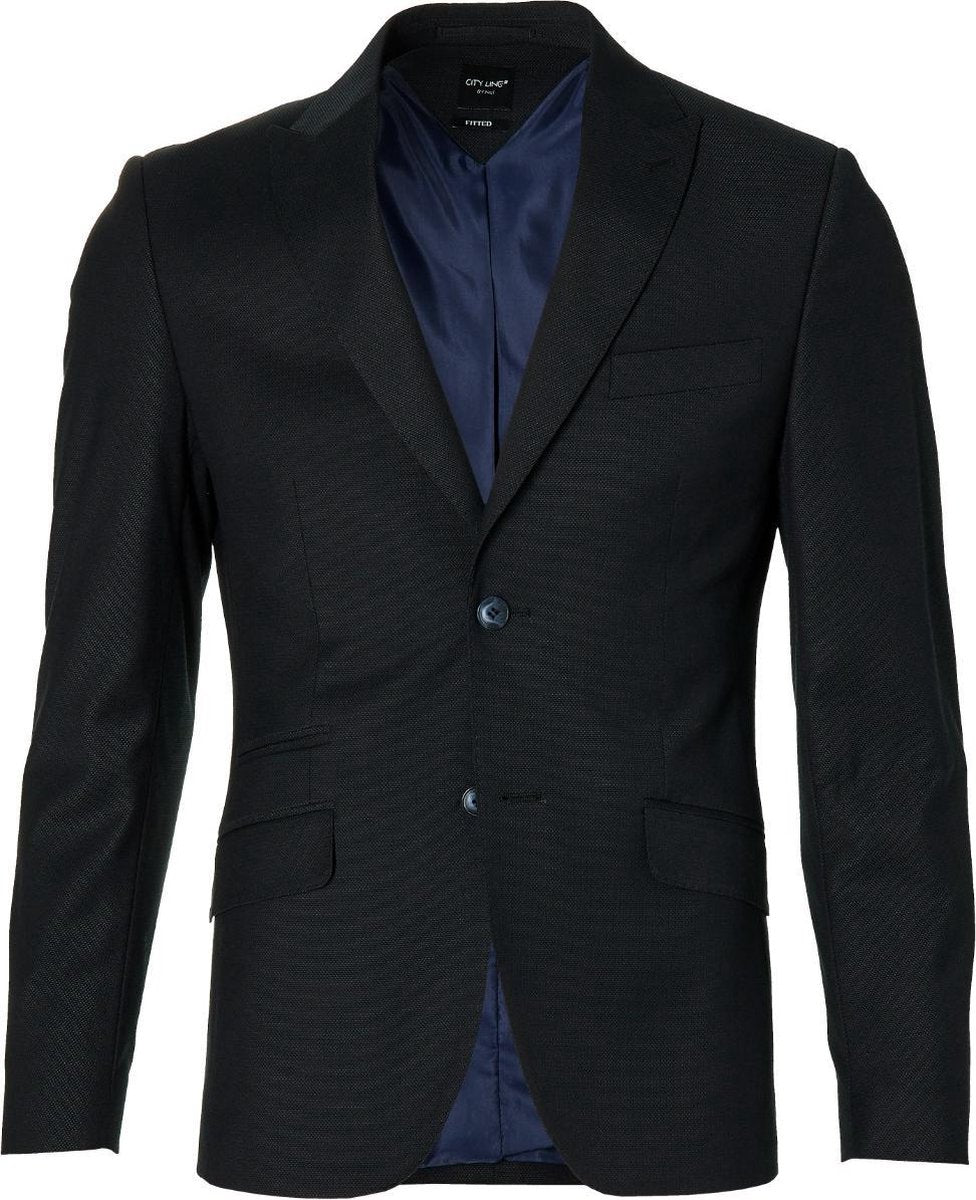 City Line By Nils Colbert - Slim Fit - Zwart - 56