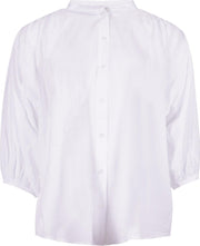 Penn & Ink Blouse Wit met Pof mouwen  dames maat L