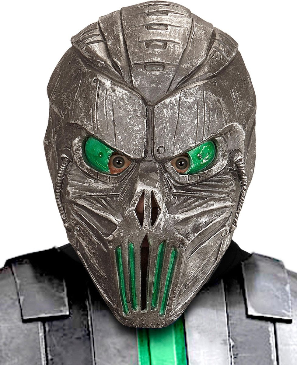 Groen galactisch cyborg masker voor volwassenen - Verkleedmasker