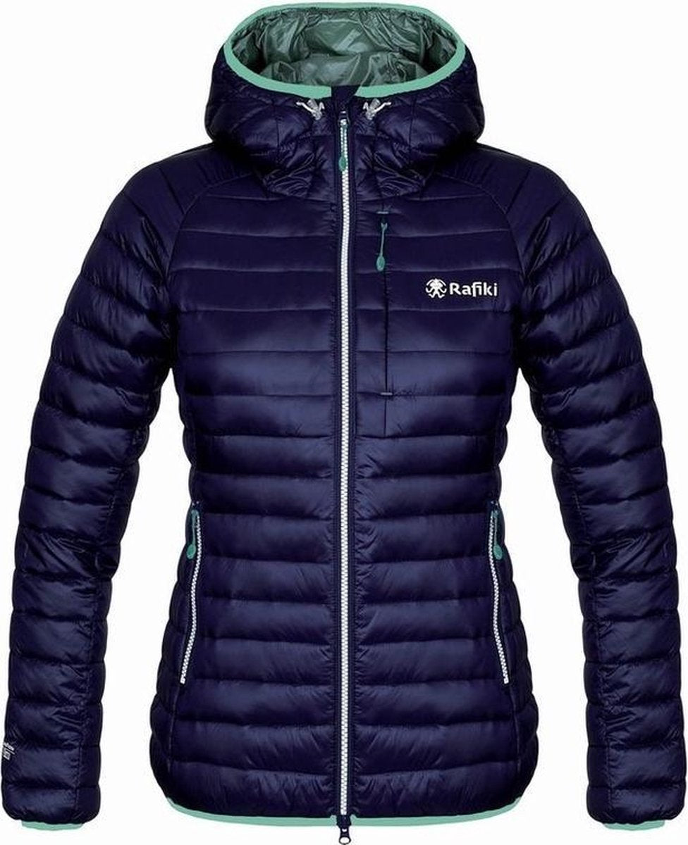 Rafiki Donsjack Meg Iii Dames Polyester/nylon Blauw Maat Xs