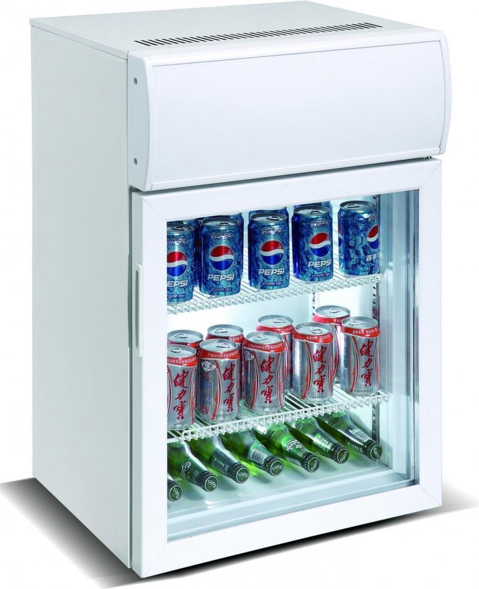 Horeca Mini Koeling Koelkast 1 Glasdeur | 75 Liter