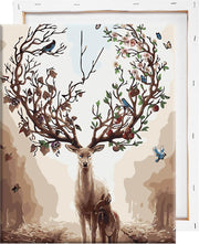 S.old - Schilderen Op Nummer - Hert - Met Frame - 40x50 cm