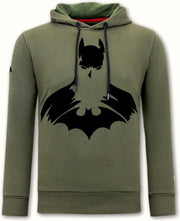 Local Fanatic Hoodie Heren Print Batman - Groen - Maten: S