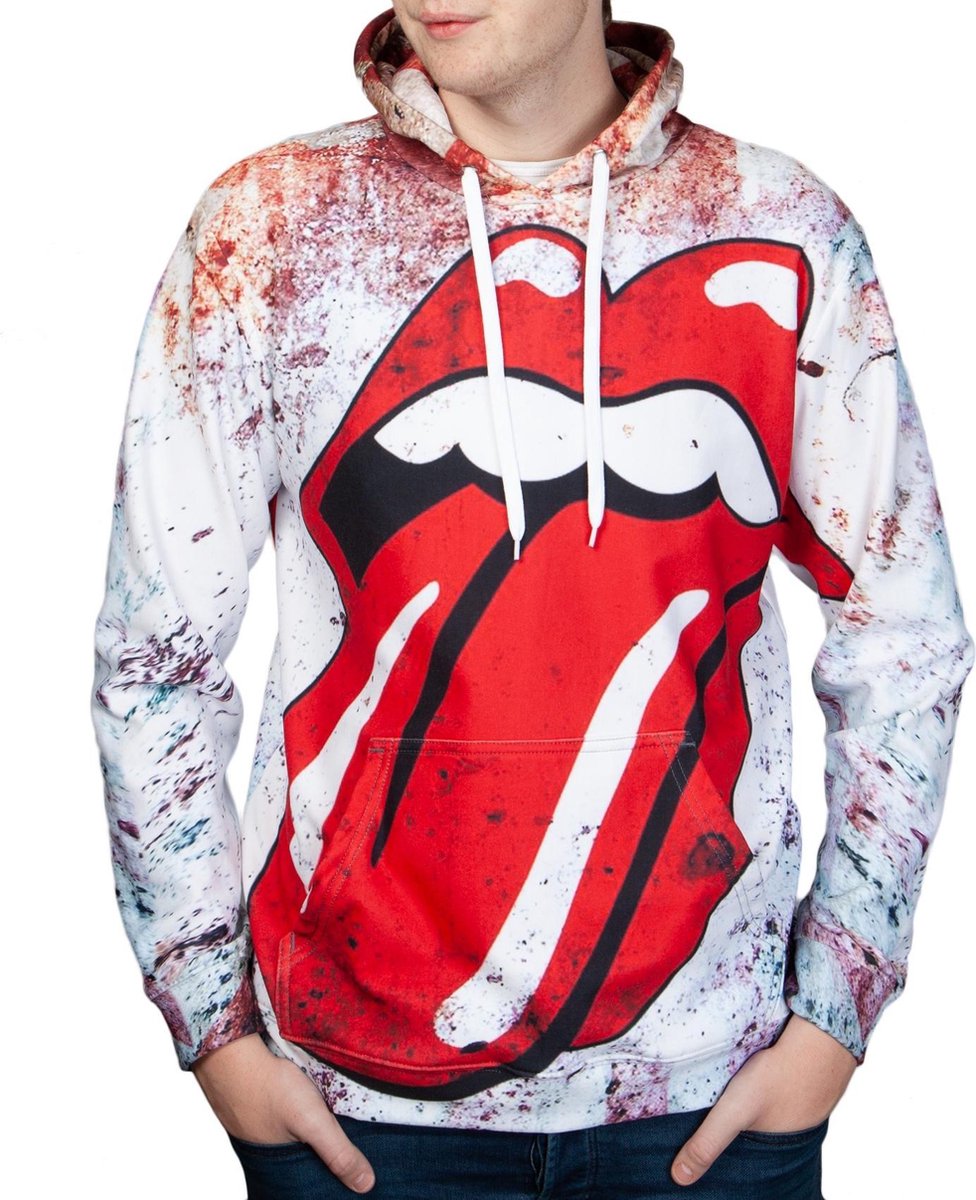 Rockstarz Rolling Stones Lick katoenen hoodie