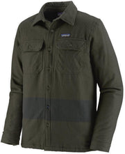 Patagonia Insulated Fjorf Flannel Jacket heren wandelblouse donkergroen