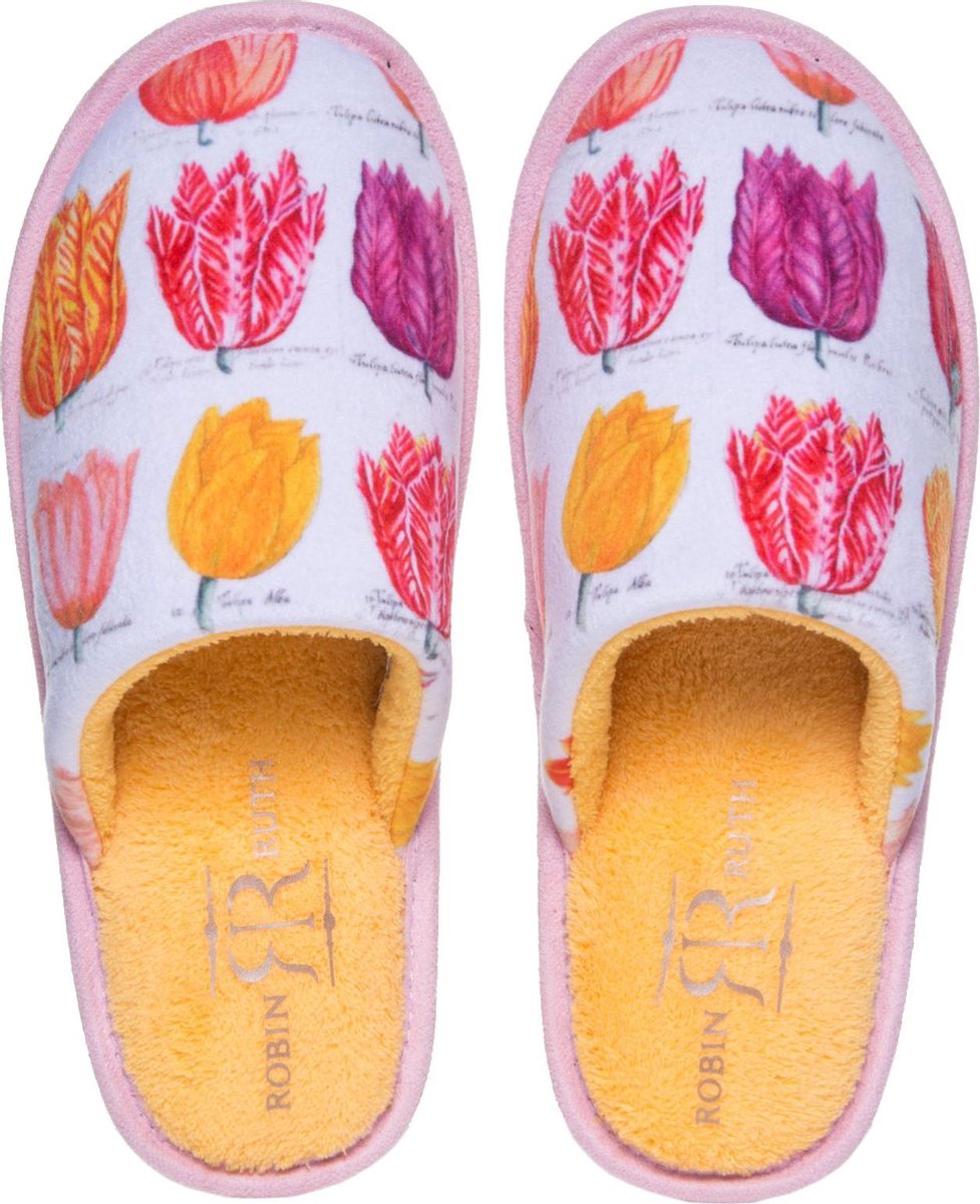 Robin Ruth Sloffen Wit Tulpenveld Maat M - 38 / 39