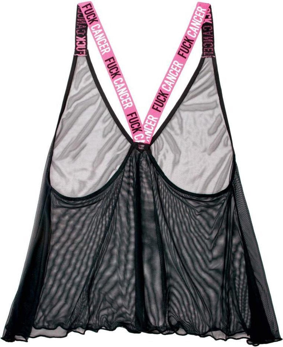 Transparante Tanktop Fuck Cancer