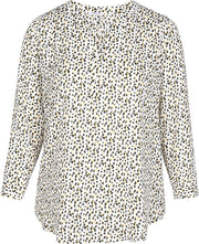 Bedrukte blouse Iris