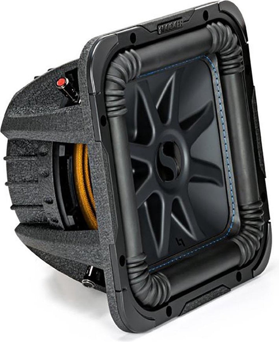 Kicker L7S Solo-Baric 10 Inch 1200 Watt 2 Ohm DVC Square Subwoofer | 44L7S102