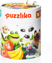 Puzzlika - Educatieve Puzzel - Leer Wat De Dieren Eten - 10 combinaties