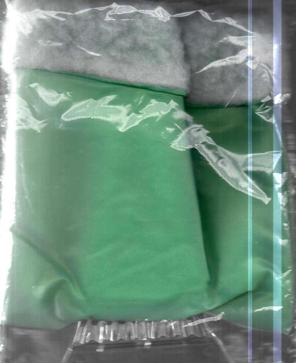 ijskrabber met handwarmer rood en groen auto