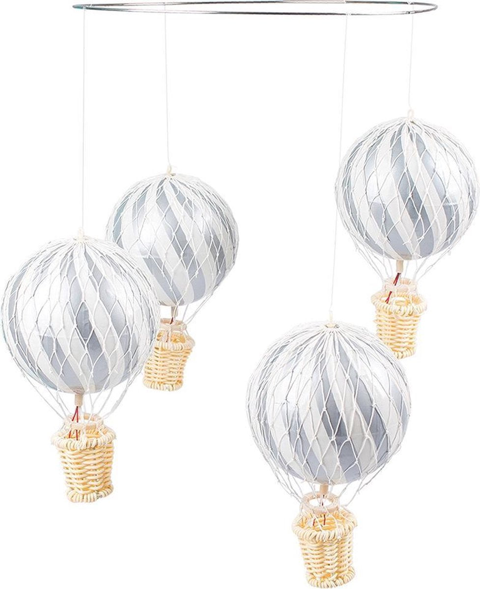 Filibabba Luchtballon Mobiel - Silver - One Size