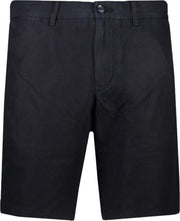 Tommy Hilfiger Korte Broek Blauw Getailleerd - Maat W36 - Heren - Lente/Zomer Collectie - Linnen;Katoen