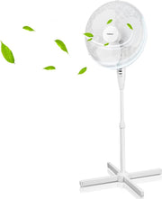 Aigostar Daisy 33JTP -  Ventilator Staand/Statiefventilator - Wit