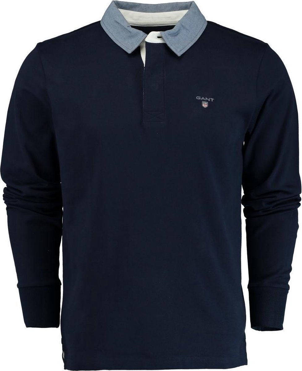 Gant 2005030 Polo met lange mouwen - Maat XXL - Heren
