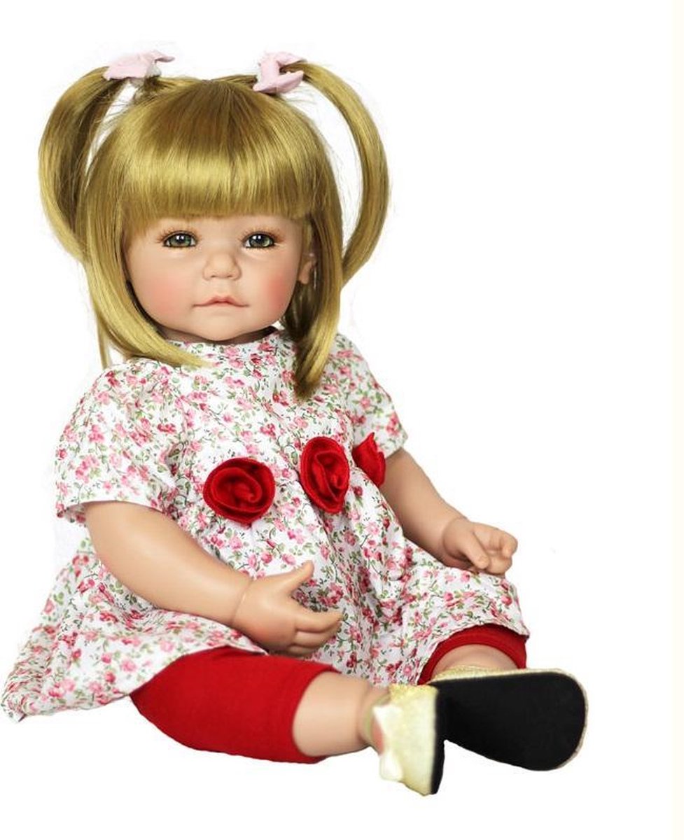 Adora Toddler Time Baby Amy met roze jurkje 51cm