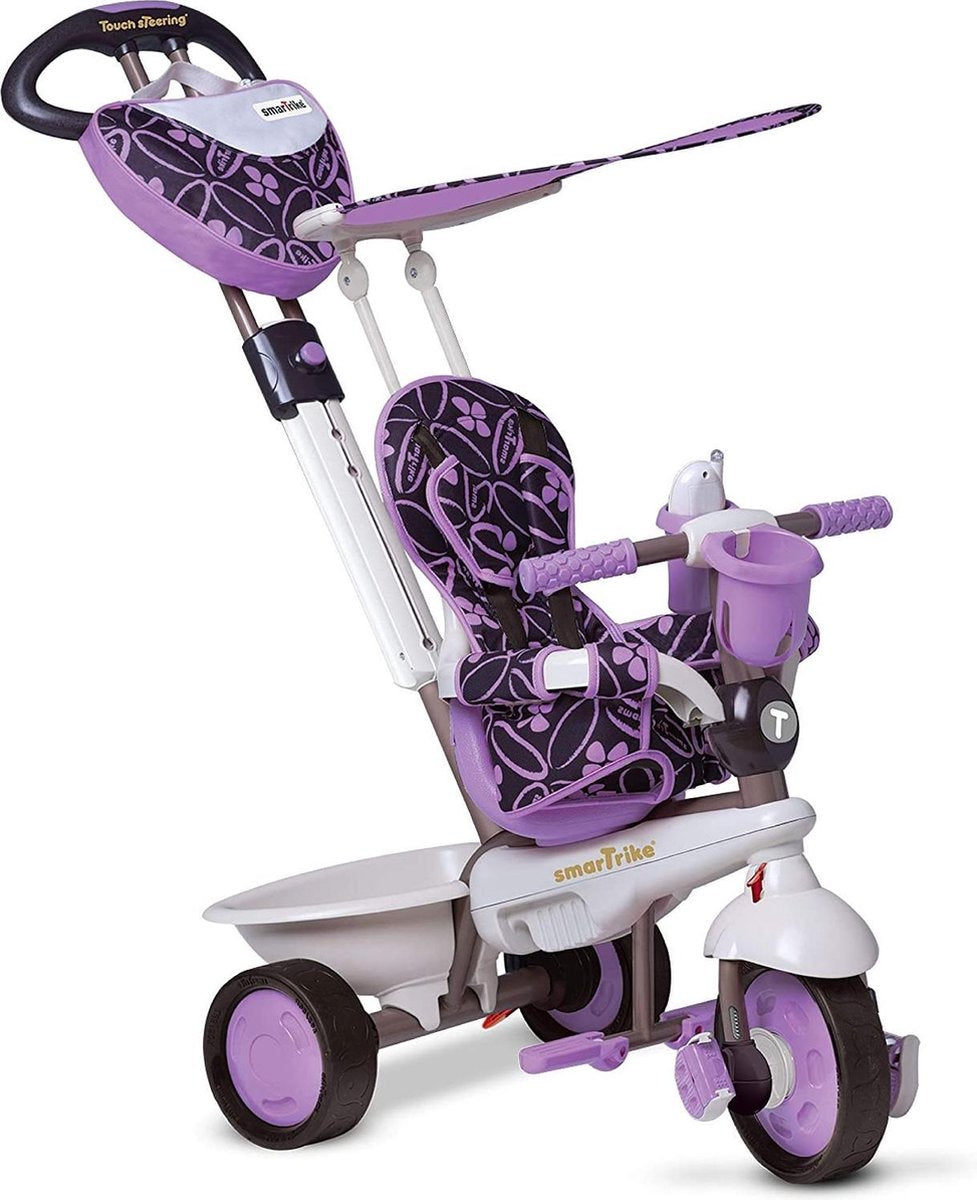 Smartrike Dream 4-in-1 - Driewieler - Unisex - Paars;Grijs