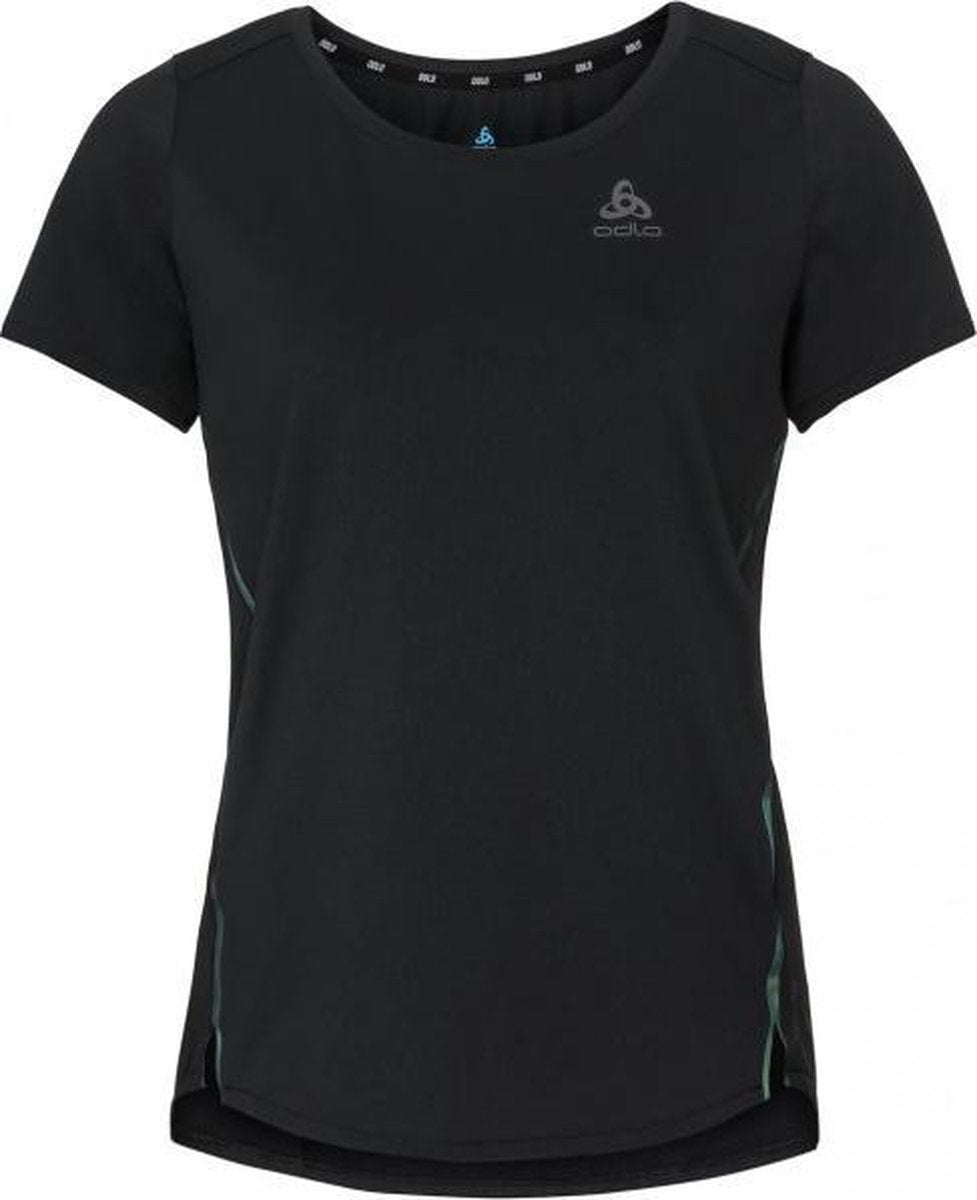 ODLO Zeroweight Crew Neck Shirt Dames - zwart - maat S