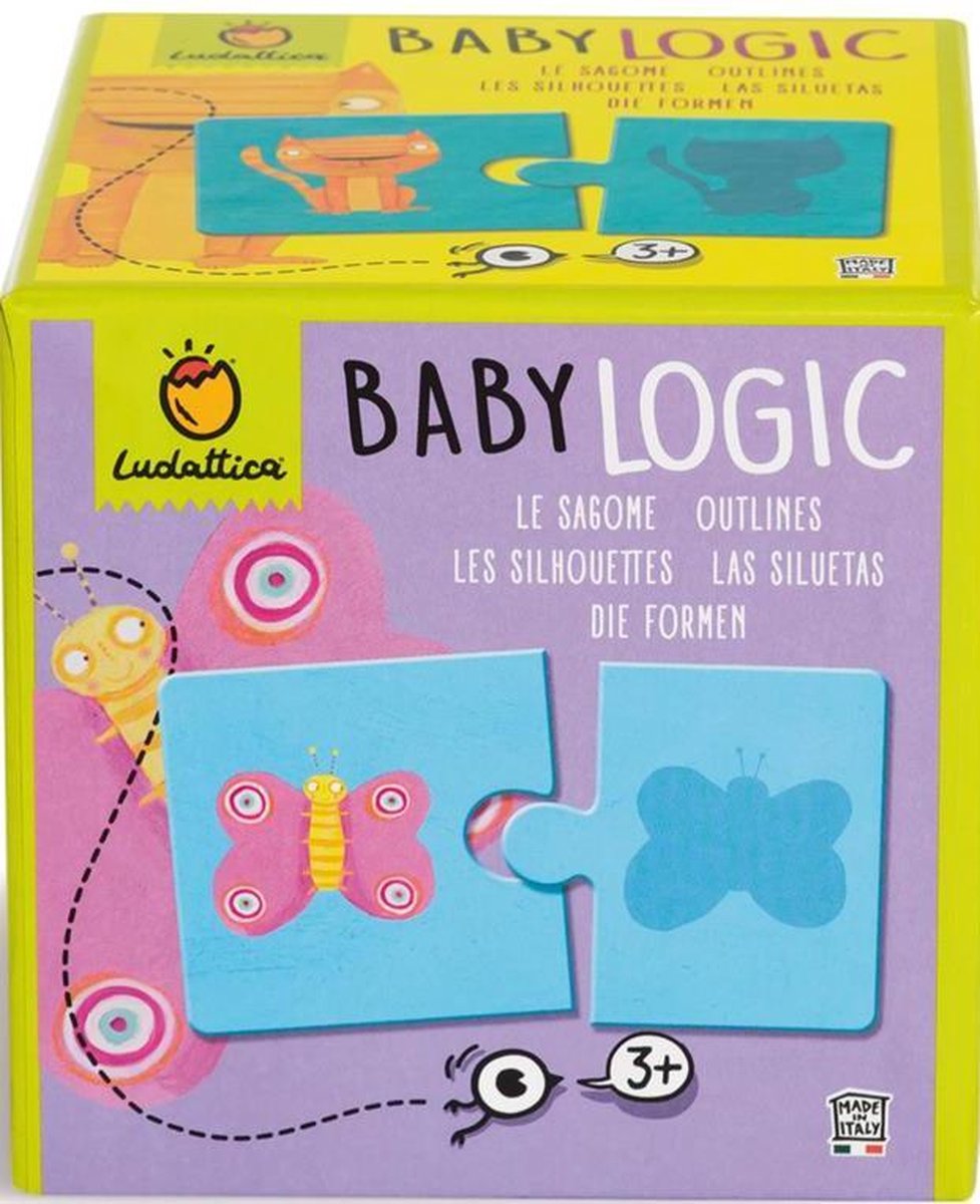 Ludattica Legpuzzel Baby Logic Outlines Karton 20 Stukjes
