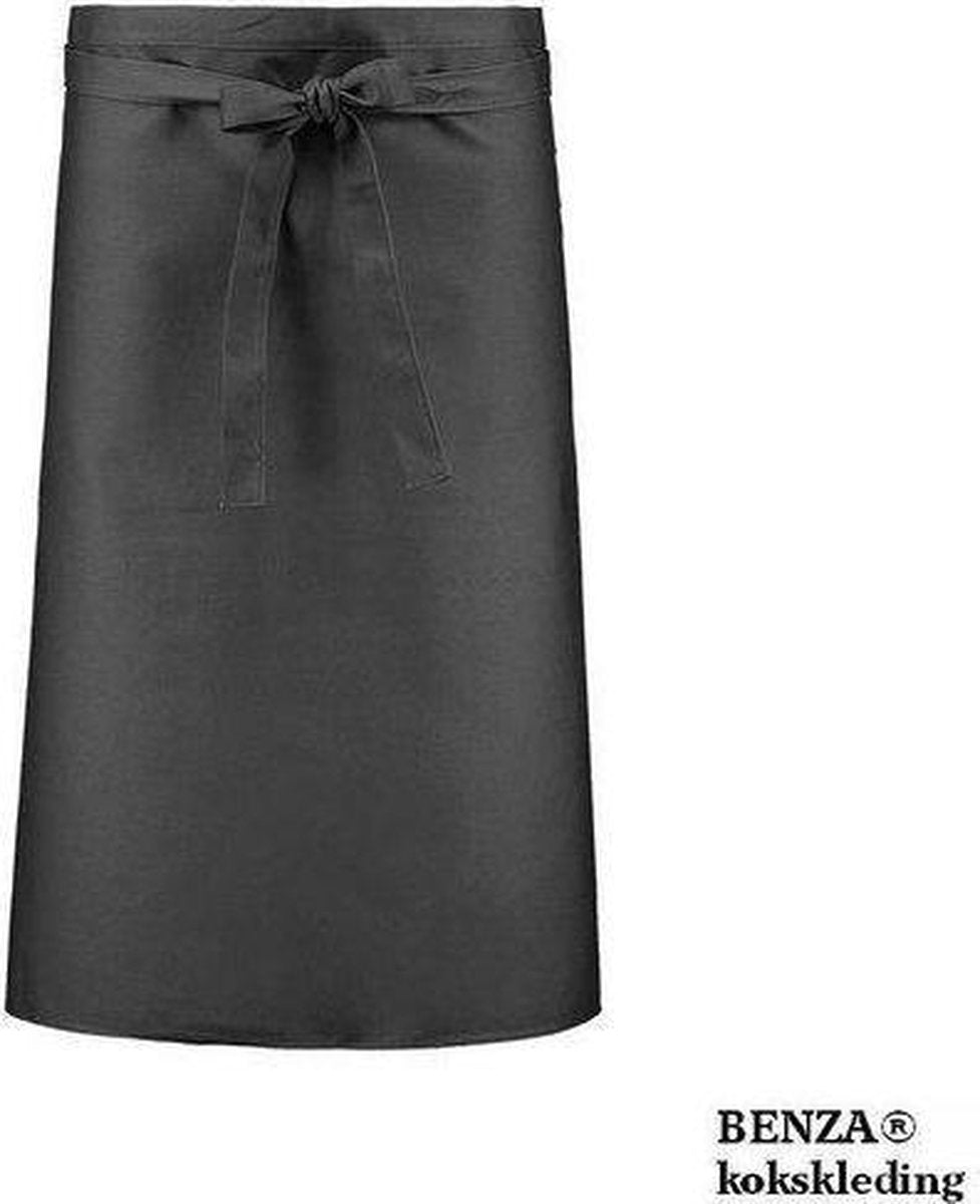 Benza France horeca kokssloof - Donkergrijs - 96 x 71 cm