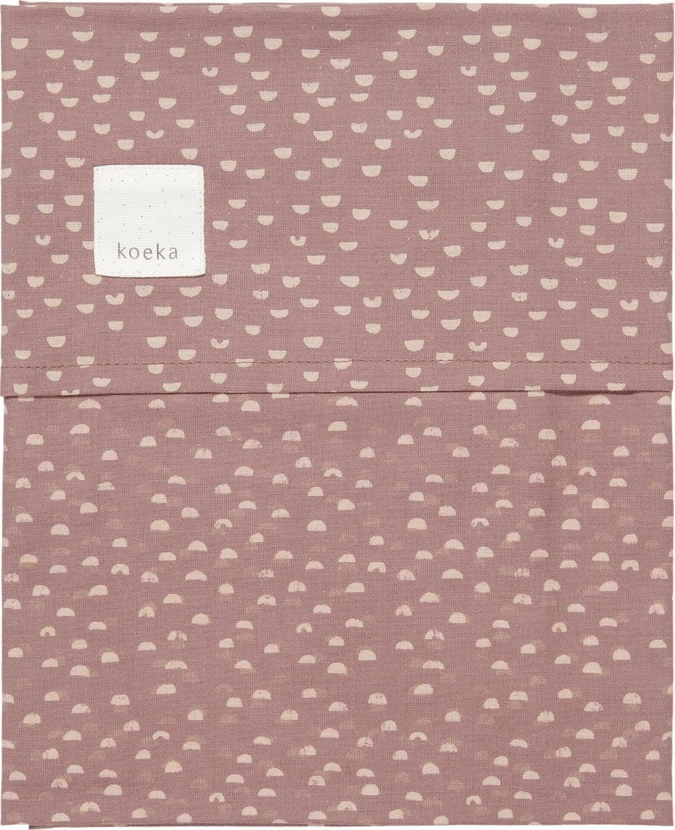 Koeka Wieglaken Malin - plum 80x100cm