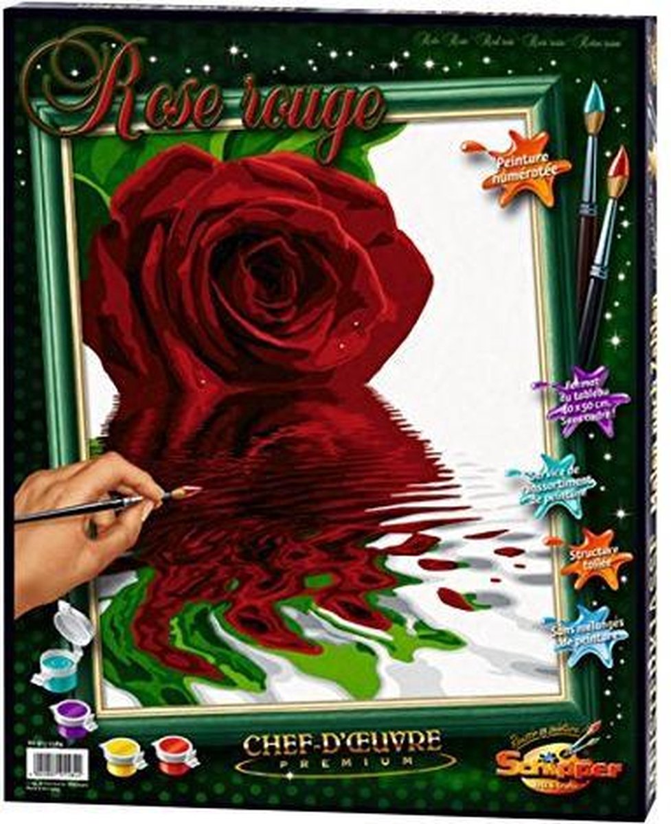 Schipper 609130521002 Rose Rouge Schilderij