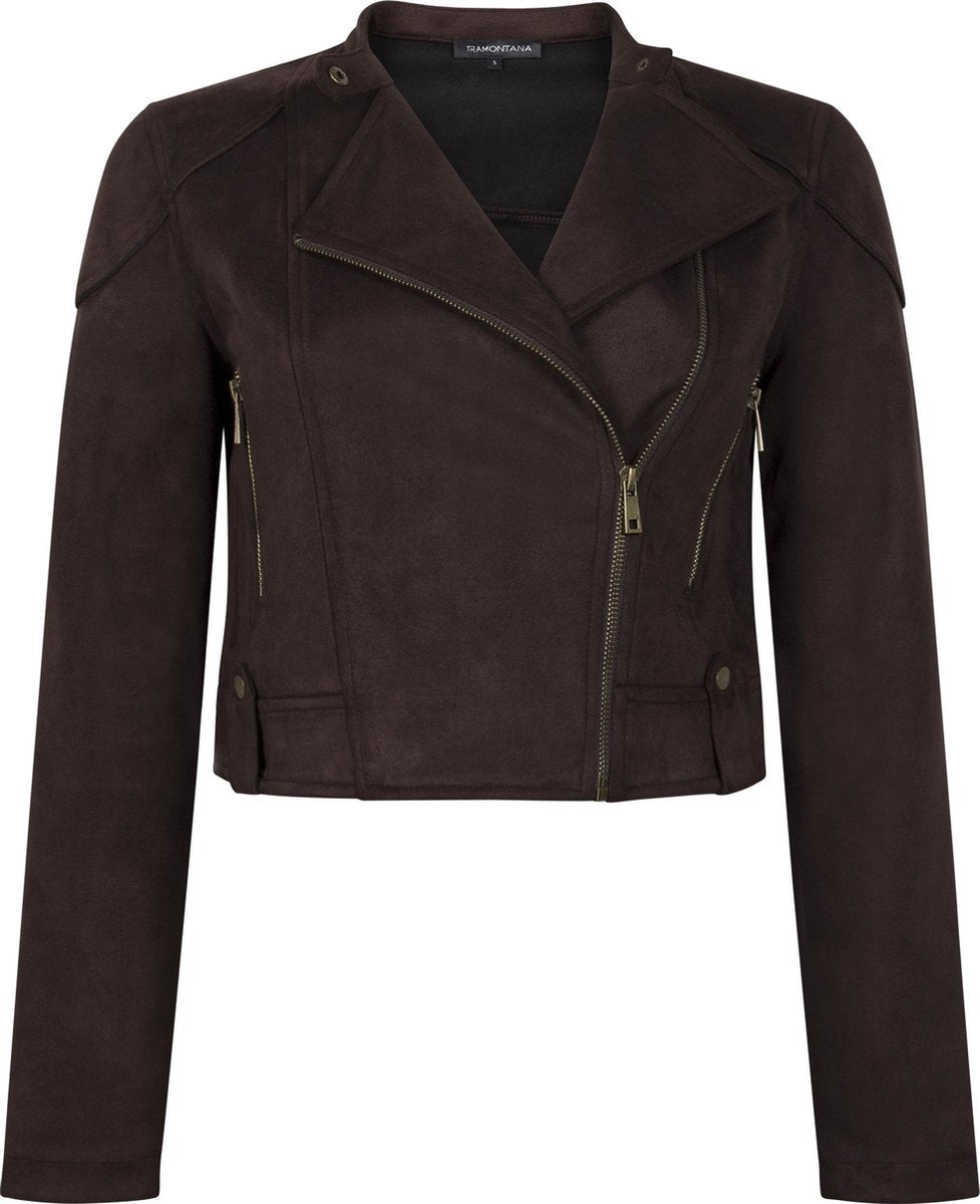 Tramontana Jacket Cropped Suedine M