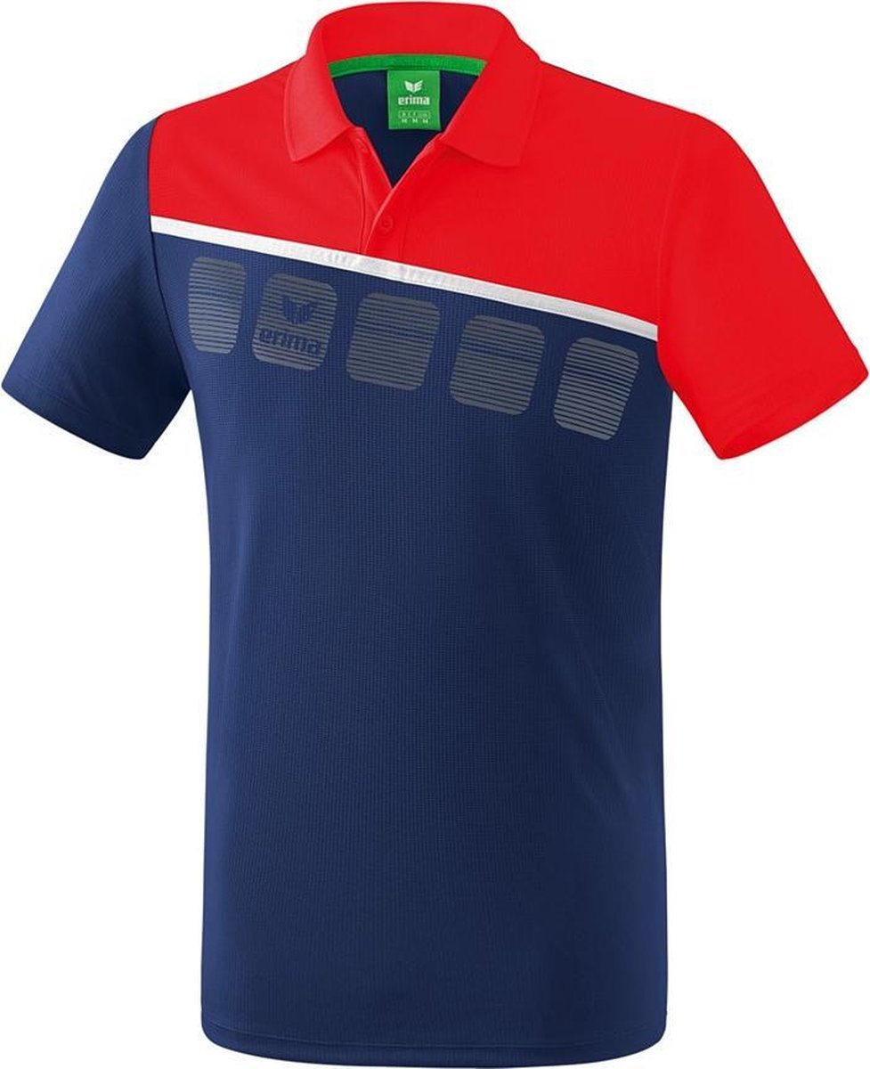 Erima 5-C Polo - Polo's  - blauw donker - S