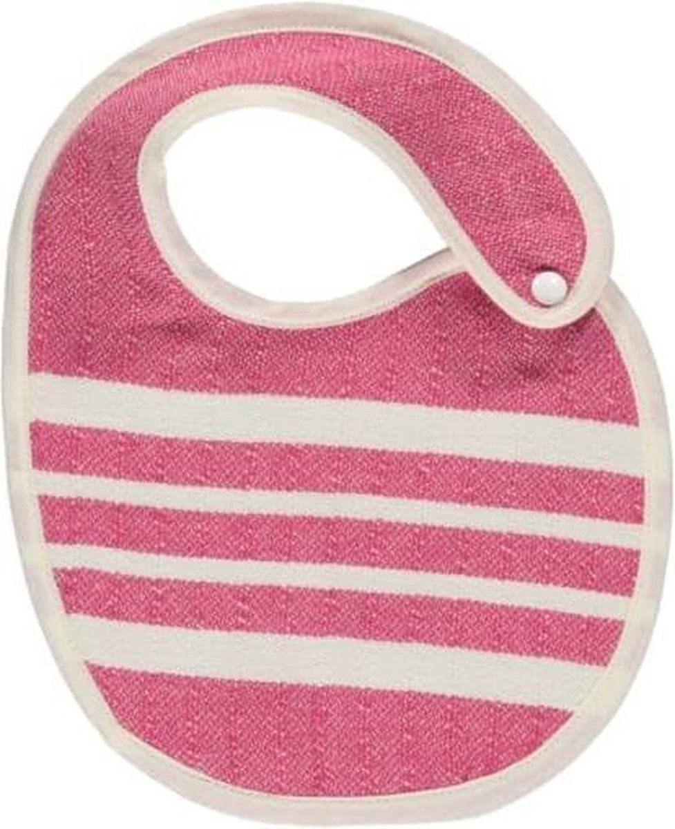Baby Slabbetje Krem Sultan Fuchsia