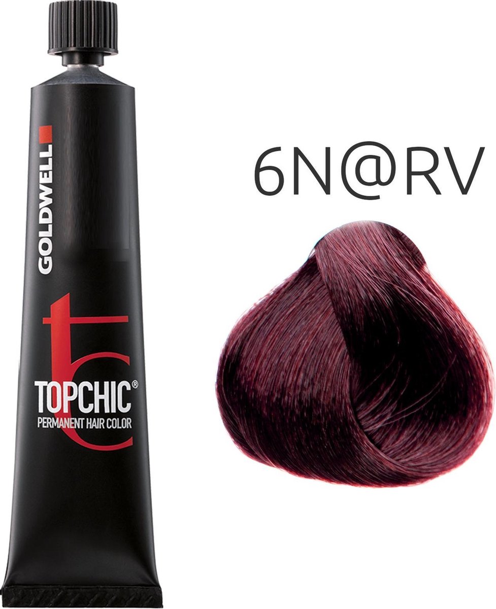 Goldwell Haarverf Topchic Permanent Hair Color 6N@RV