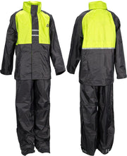 Ralka Regenpak - Kinderen - Unisex - Maat 116 - Lime/Antraciet