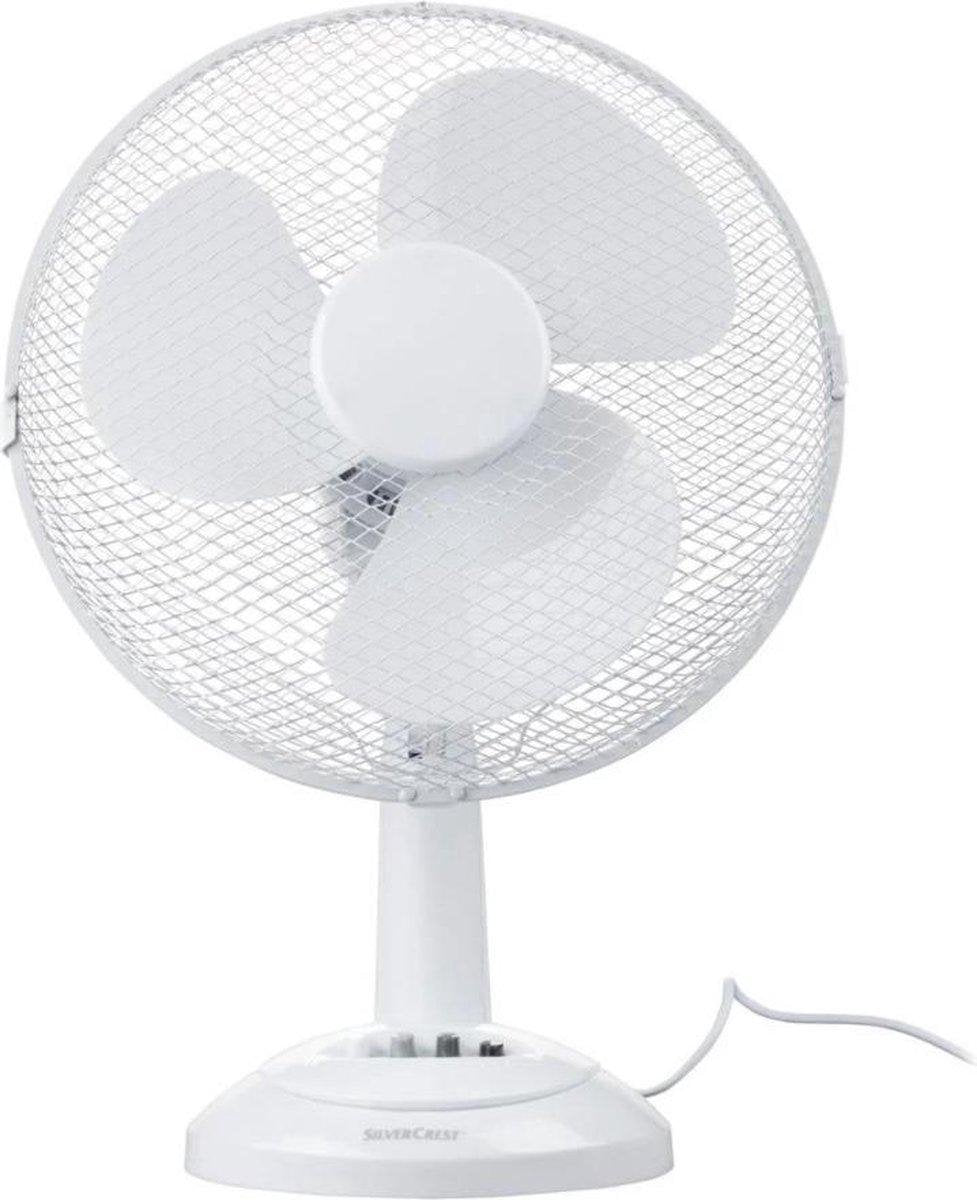 Tafel ventilator - 3 snelheidsniveaus - Diameter van 30 cm - Zwenkbeweging van 75 graden