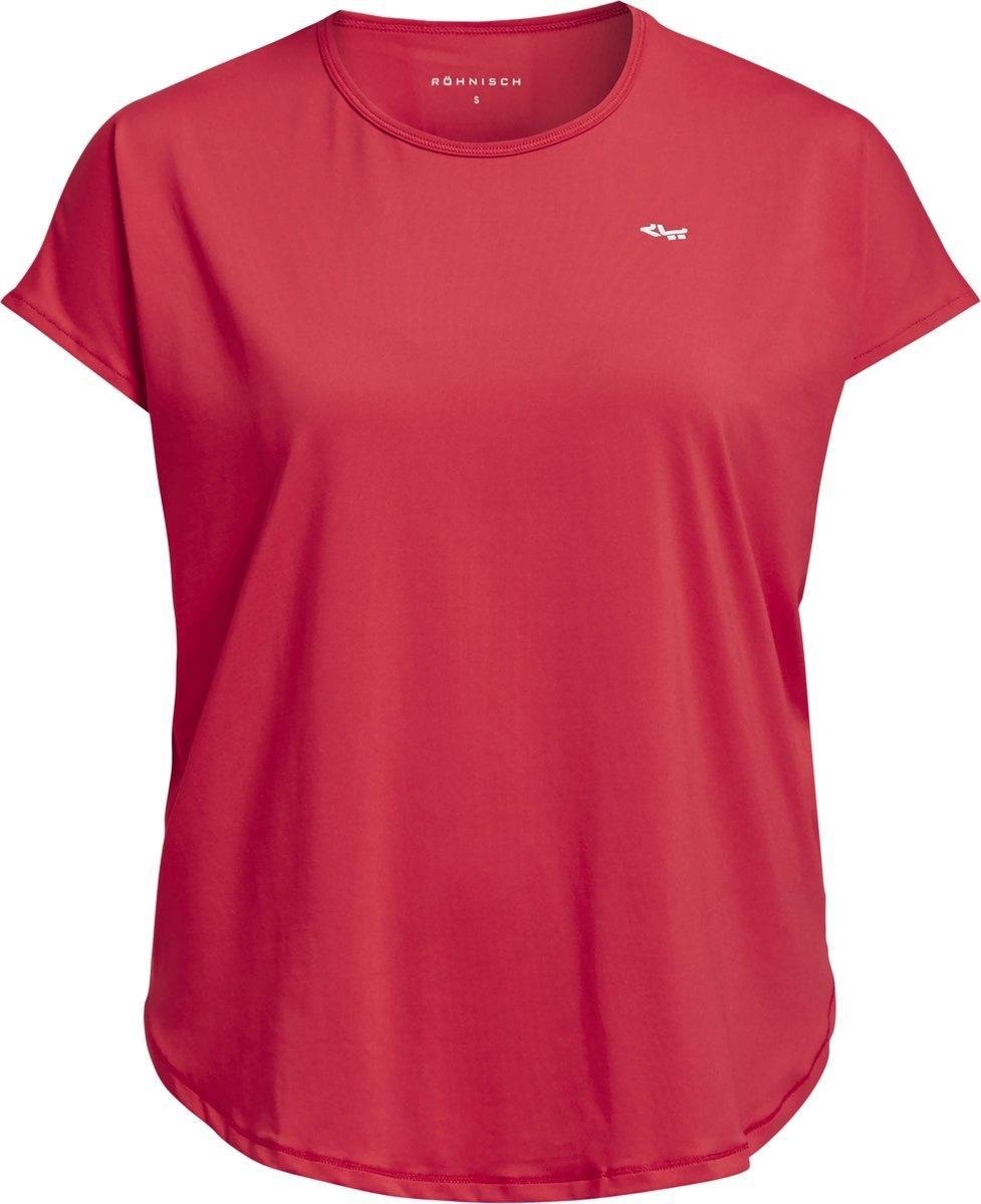 Röhnisch Sportshirt Leo Loose Dames Rood Maat Xs