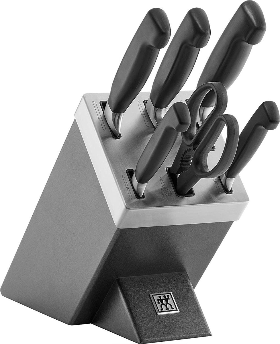 Zwilling  - Messenblok - 7-delig - Grijs