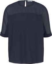 Tom Tailor blouse Donkerblauw-36 (Xs-S)
