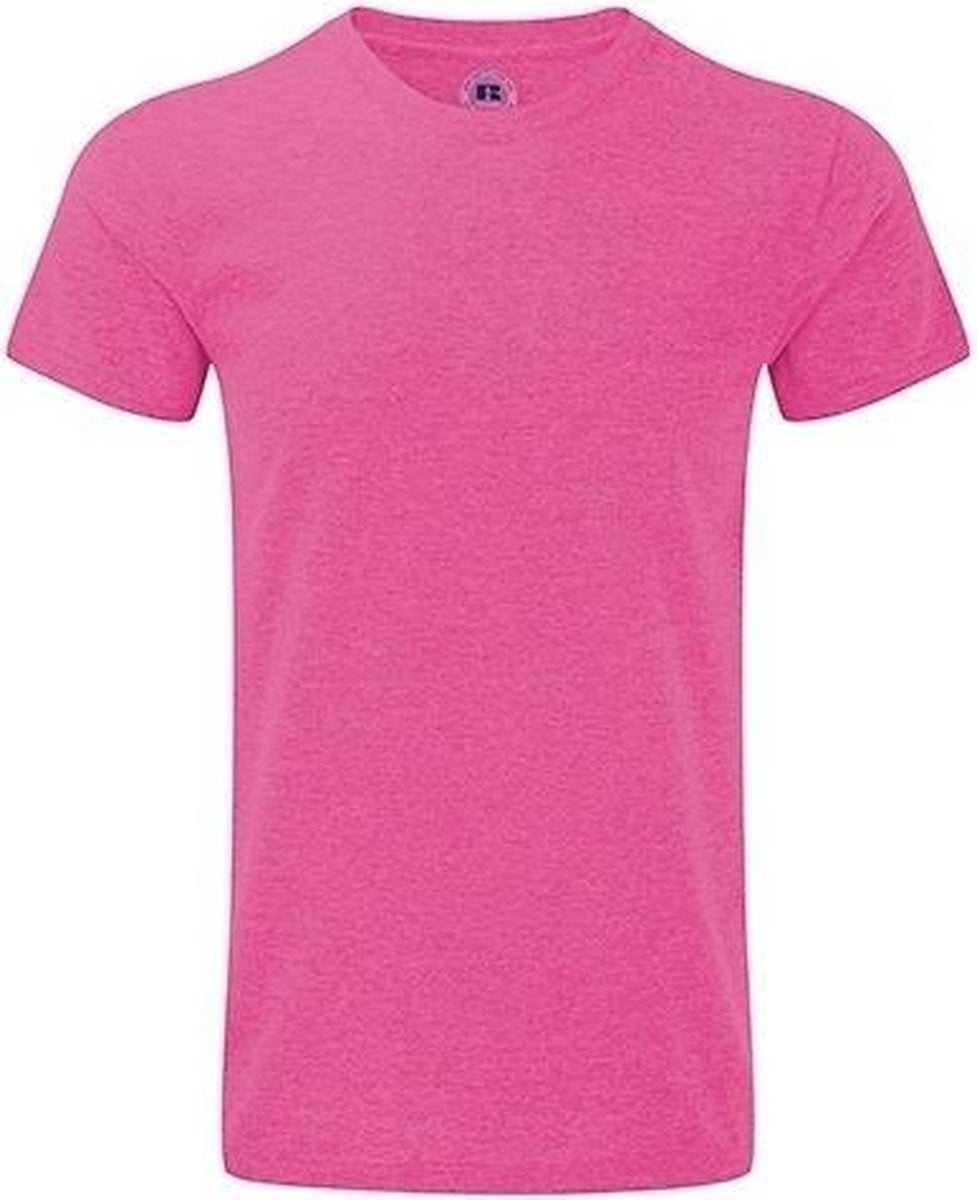 Basic heren T-shirt roze L (52)