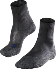 FALKE TK2 Short Cool Heren Sokken - Grijs - Maat 42-43