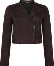 Tramontana Jacket Cropped Suedine L