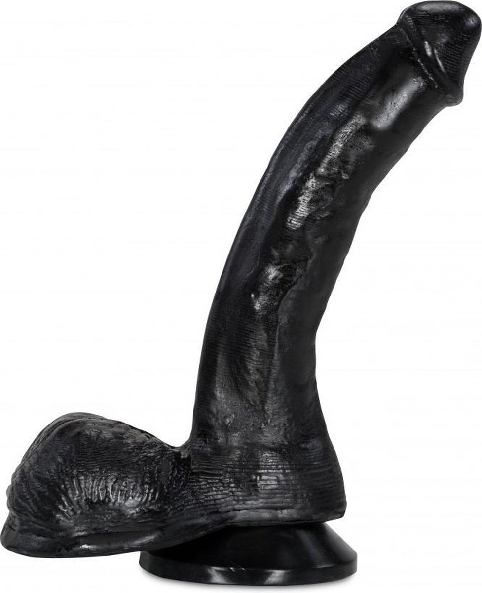 XXLTOYS - Warren - Dildo - Inbrenglengte 20 X 4.9 cm - Black - Uniek Design Realistische Dildo – Stevige Dildo – voor Diehards only - Made in Europe