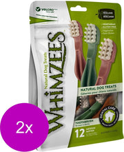 Whimzees Tandenborstel Medium - Hondensnacks - 2 x 12x11.4 cm