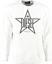 Diesel witte oversized sweater - valt ruim - Maat L