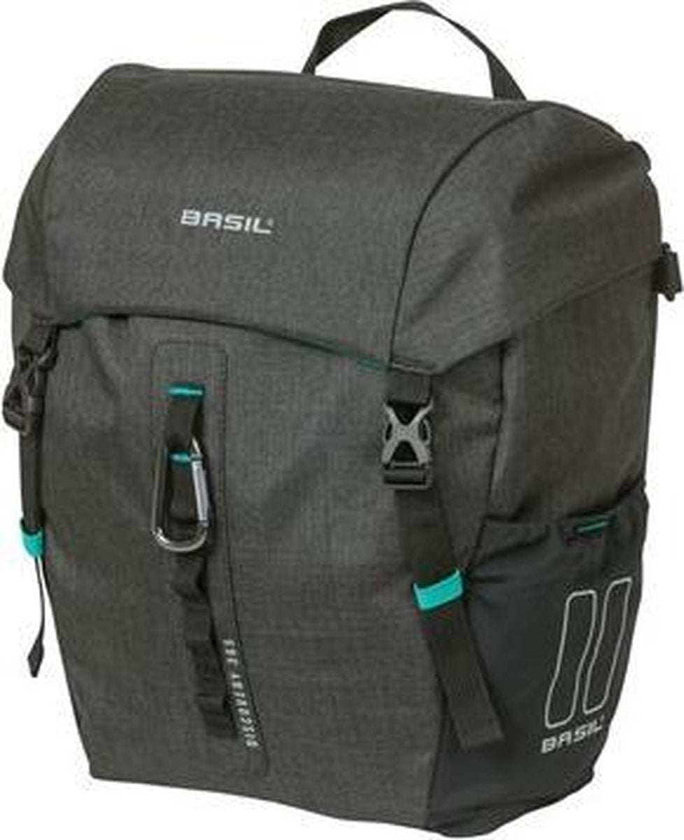 Enkele fietstas Basil Discovery 365D 9 liter 30 x 14 x 31 cm - black melee