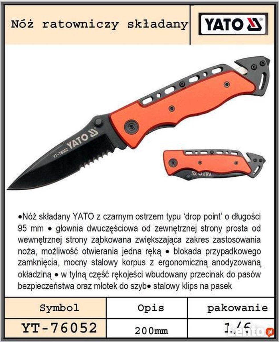 yato stainless steel blade